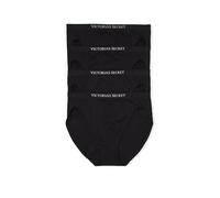 Victoria's Secret Women's Seamless Bikini Underwear, Moderate Coverage Panties for Women, Multi Pack (XS-XXL), Black, S
