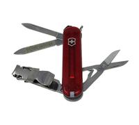 Victorinox Nail Clip 580 - Transparent Red