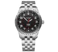 Victorinox 241888 Airboss Multifunction Automatic Watch Unisex Black Silver 42mm