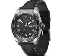 Victorinox 242041 Wristwatch Swiss Army 42mm 10ATM Quartz Unisex Black Silver