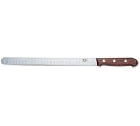 Victorinox 5412030 Salmon Knife, Fluted Blade, Rosewood, 30 cm