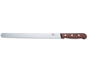 Victorinox 5412030 Salmon Knife, Fluted Blade, Rosewood, 30 cm