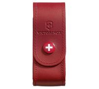 Victorinox belt pouch - for 2-4 layer swiss army knife - Red Leather holster