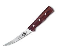 Victorinox Boning Knife Rosewood 12cm with Curved/Narrow Flexible Blade, Stainless Steel, Brown, 30 x 5 x 5 cm