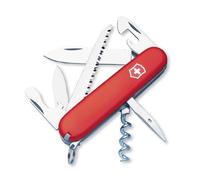 Victorinox Camper Swiss Army Knife, Medium, Multi Tool, Camping Knife, 13 Functions, Blade, Bottle Opener, Red, 91 mm, Blister