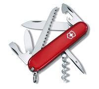 Victorinox Camper Swiss Army Knife, Medium, Multi Tool, Camping Knife, 13 Functions, Blade, Bottle Opener, Red, 91 mm, Folding Box