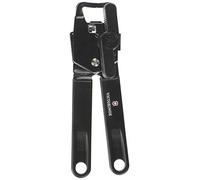Victorinox Universal Can Opener, With Bottle Opener, Safe and easy-to-use Tool, Robust Plastic Handle, Black