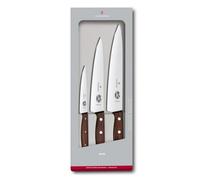 Victorinox Carving Knife Set, 3 Pieces - Rosewood Handle, Swiss Made