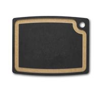 Victorinox Chopping Board, Gourmet Serie, Cutting Board M 36.8 x, 28.6 x, 0.9, Juice Groove, Durable, Dishwasher Safe, Black