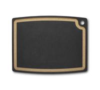 Victorinox Chopping Board Gourmet Series, XL Cutting Board with Juice | Large dishwasher safe paper composite board for cutting and serving meat or vegetables. 495 x 381 x 9 mm, Black.
