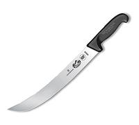 Victorinox Cimeter Steak Knife Fibrox with Curved Blade 31cm, Stainless Steel, Black, 30 x 5 x 5 cm