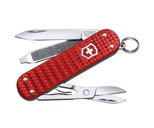Victorinox Classic Precious Alox Pocket Knife - Iconic Red