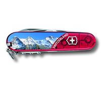 Victorinox Climber Swiss Army Knife - 14 Function Pocket Knife Multitool | Medium pocket knife with scissors, multipurpose hook and blades for climbing, hiking and camping. Swiss Made.