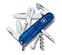 Victorinox VICJELCLIBLB Climber Swiss Army Knife Translucent Blue Blister Pack
