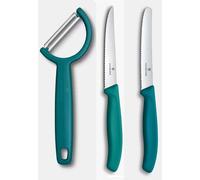 Victorinox COMBO (A + B Steak + RHO Peeler) Vegetable Table Knife Swiss Cutlery