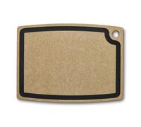 Victorinox Cutting Board Gourmet Series Chopping Board with Juice Groove | Durable and blade-friendly paper composite chopping board for food preparation, size L 44.5 x 33 cm, Brown