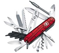 Victorinox Cyber Tool L Pocket Knife - Transparent Red