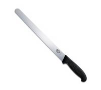 Victorinox Fibrox Handle Black Serrated Slicing Knife 30cm (Each)