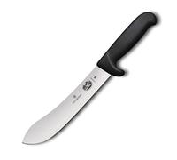 Victorinox Fibrox Collection Safety Nose Butchers Steak Knife 20cm (Black)