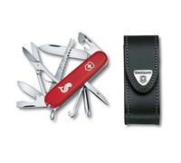 Victorinox FISHERMAN Swiss army knife - angler 18 function - black leather pouch