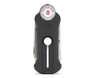 Victorinox Golf Tool, Swiss Made Pocket Multi Tool, 10 Functions, Ballmarker, Repair Tool, Black