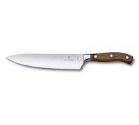 Victorinox Grand Maître Carving Knife, Forged 22 cm Blade, Maple Wood | Extra sharp stainless steel blade for carving cooked meat. Balanced full-tang design for professional chefs.
