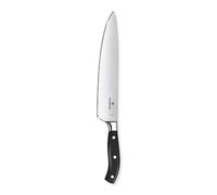 Victorinox Grand Maître Chef's Knife, Stainless Steel Blade, 25 cm, Black | Extra sharp forged blade with ergonomic polyoxymethylene handle for professional culinary use, Swiss Made