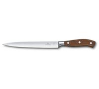 Victorinox Grand Maître Filleting Knife, 20 cm Flexible Blade, Wood Handle | Precision filleting for fish and meat, ergonomic modified maple wood handle, high-carbon stainless steel, Brown