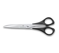 Victorinox Household and Professional Scissors, Extra Sharp Blade, 16 cm, Robust Plastic Handle, Stainless Steel, Black