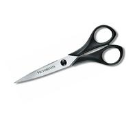 Victorinox Household Scissors, Craft Scissors, Sharp Blade, 16 cm, Robust Plastic Handle, Stainless Steel, Black