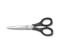 Victorinox Household Scissors “Italy”, Craft Scissors, Paper Scissors, Sharp Blade, 16 cm, Sturdy Plastic Handle, Stainless Steel, Black