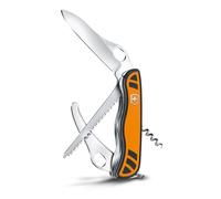 Victorinox Hunter XT Grip Swiss Army Pocket Knife, Large, Multi Tool, 6 Functions, Locking Gutting Blade, Orange/Black