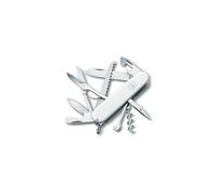 Victorinox Huntsman Swiss Army Knife, Medium, Multi Tool, Camping Knife, 15 Functions, Large Blade, Bottle Opener, White