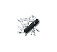 Victorinox Huntsman Swiss Army Knife, Medium, Multi Tool, Camping Knife, 15 Functions, Large Blade, Bottle Opener, Black