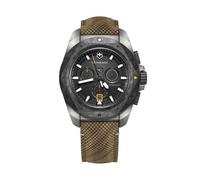 Victorinox I.n.o.x. Chrono Men's Watch V241988.1 - Black Dial, Wood Strap