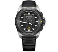 Victorinox I.N.O.X. Men Quartz Watch 242011 Titanium Chronograph Black Dial 200M