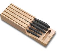 Victorinox In-drawer Knife Holder, Contains 5 kitchen knives, Practical Storage, Swiss Made, Beige