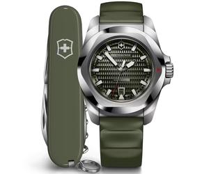 Victorinox INOX Automatic 242017.1 - Man - 41 mm - Automatic - Sapphire Glass Green 21 mm