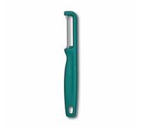 Victorinox Iota Peeler for Fruit and Vegetable, Serrated Edge, Green