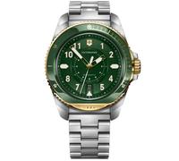 Victorinox Journey 1884 Men's Quartz Watch 242012 Green Dial 43mm Steel 200M