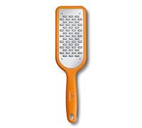 Victorinox Kitchen Grater, Ribbon Edge, Extra Sharp, Robust Handle, Dishwasher Safe, Orange