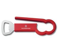 Victorinox Kitchen Utensils Bottle Opener, Practical, Stainless Steel, Robust Plastic Handle, Swiss Made