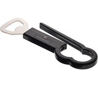 Victorinox Kitchen Utensils Bottle Opener, Practical, Stainless Steel, Robust Plastic Handle, Swiss Made