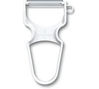 Victorinox Kitchen Utensils, Peeler, Extra Sharp Blade, Straight Edge, Robust Plastic Handle, Stainless Steel, White