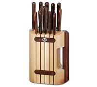 Victorinox Knife Block, Set of 11, Includes 11 Kitchen Knives, Knife Storage, Wood, Brown