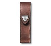 Victorinox Leather Belt Pouch/Sheath. Brown with hook and loop fastener 4.0547