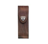 Victorinox Leather Belt Pouch/Sheath. Brown with hook and loop fastener 4.0547