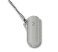 Victorinox leather pouch with adjustable nylon cord lanyard - fits Classic SD