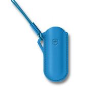 Victorinox leather pouch with adjustable nylon cord lanyard - fits Classic SD