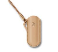 Victorinox leather pouch with adjustable nylon cord lanyard - fits Classic SD
